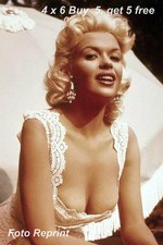 JAYNE MANSFIELD 4x6 Photo Hollywood Golden Age Actress Vintage Collector Photo picture