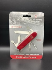 Victorinox Swiss Army Knife Serrated Spartan Red 12 Functions New Sealed picture