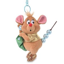 Disney Store Cinderella Gus Blue Pearl Plush Keychain Japan Exclusive picture