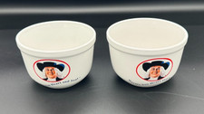 Vintage 1999 Quaker Oats Oatmeal Bowls Houston Harvest Warms Heart Soul Set of 2 picture