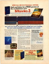 Britannica 3 Magazine Ad 1976 Vintage Bicentennial Lucille Ball AD120 picture