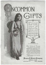 Antique Francis E. Lester Native American Gift Catalog Mexican Illustrated NM picture