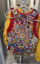 Huge Vintage BSA Brag Vest 200+ Patches Pins Medal Cub Scout 1990s IL picture