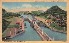 Panama Canal Zone Pedro USS General T. H. Bliss Sailor Soldier Mail Postcard 21A picture