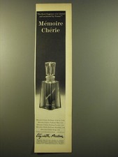 1961 Elizabeth Arden Memoire Cherie Perfume Advertisement - The finest fragrance picture