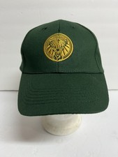 Jagermeister Slouch Hat Cap Strapback Green Gold Deer Stag Logo BRAND NEW picture
