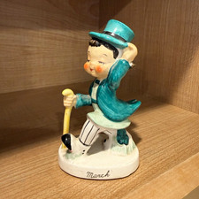 Super Rare Vintage Shafford Susie Q March Calendar Girl Figurine picture