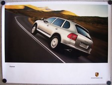 PORSCHE OFFICIAL CAYENNE V6 MODEL OFFICIAL SHOWROOM POSTER 2004 - 2006 picture