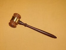 VINTAGE POLITICS  REPUBLICAN CONGRESS NEWT GINGRICH APPRECIATION WOOD GAVEL picture
