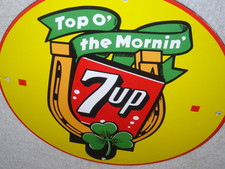 VINTAGE SEVEN UP TOP O THE MORNIN 11 3/4