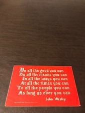 HUMOR - UNPOSTED POSTCARD - DO ALL THE GOOD YOU CAN........ picture