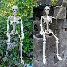 Halloween Human Skeleton Oversized Poseable Size Life Decoration Party 40cm picture