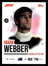2026 Topps Turbo Attax F1 #150 Mark Webber Card picture