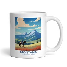 Montana, USA - Travel Poster Mug #2 picture