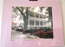 Residence of Edward Rutledge, matted 11 x 14, photo 9 1/2 x 7 1/2 viewable picture