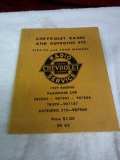 1959 Chevrolet Passenger Corvette Truck Corvair Radio Service Manual Original picture