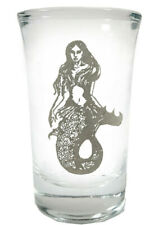 Mermaid Shot Glass- Free Personalized  Engraving, 1.5oz Shot Glass, Custom Gift picture