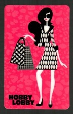 HOBBY LOBBY Fashionable Shopper ( 2012 ) Gift Card ( $0 ) picture
