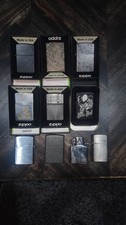 LOT of 8 Zippo Lighters, Used, and Vintage picture
