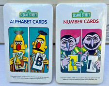 Sesame Street Alphabet & Number Cards 2003 1978 Reader's Digest READ NOTES 1-2-3 picture
