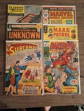 Vintage Silver & Bronze Age Comic Lot: DC, Gold Key, Marvel Classics Illustrated picture