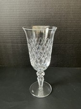 Vtg Waterford Crystal Crosshaven Ice Tea Glass Goblet 8” Tall & 3.5” Wide Signed picture