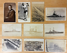 WWI US Navy Real Photo Postcard Lot 200+ Archive USS Louisiana Mascots Oklahoma picture