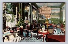 New Orleans LA-Louisiana The Lounge, Hotel DeSoto, Advertising, Vintage Postcard picture