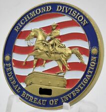 FBI Richmond Virginia Division Numbered Challenge Coin picture
