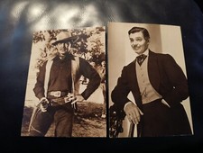 2 VTG Fotocard Ludlow sales Clark Gable  fotocard postcard NOS picture