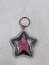 Vintage 1992 Acrylic Hollywood Walk of Fame Star Shaped Keyring picture