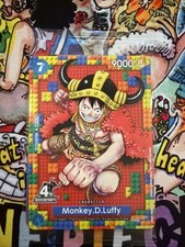 Sealed Bandai One Piece Monkey D. Luffy P-110 4th Anniversary Promo English picture