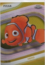 2025 Topps Chrome Disney Nemo Gold Refractor #/50 picture