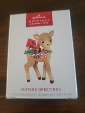 MIB Hallmark 2026 VINTAGE GREETINGS KOC EXCLUSIVE Ornament - picture