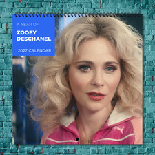 Zooey Deschanel 2027 Wall Calendar 12 Month Celebrity Photo Fan Collectible picture