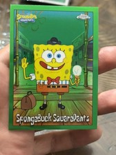 2025 Topps Chrome SpongeBob Squarepants SpongeBuck Kelp Green Refractor #54 picture