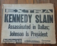 Kennedy Assassination Los Angeles Herald Examiner Nov 22 1963 Entire Newspaper picture