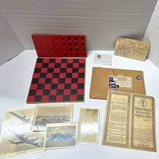 Historical  WWII Yuma Army Air Field Archive Sgt Kiskie B-17 Photo Lot USO Game picture