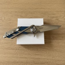 CRKT Deviation 2392 Renner IKBS Tanto Knife Blue Deep Carry Clip Discontinued picture
