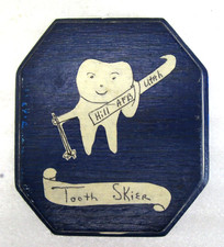 vintage handmade HILL AFB Dental wall plaque