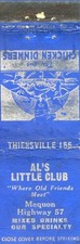 Als Little Club, Califor4nia Matchbook picture