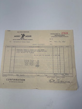 Vintage Walt Disney Productions 1942 Purchase Order picture