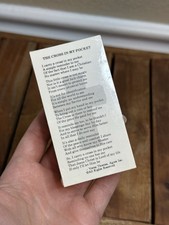The Cross In My Pocket Poem Cards Vtg Verbs Thomas Agora Christian Crafts 100ct? picture