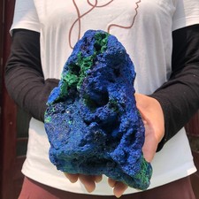 4.7LB Natural Azurite/Malachite quartz crystal mineral specimen Healing picture
