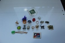 Vintage Cracker Jack Gumball Machine Premium Prizes Lot of 18 Pieces picture