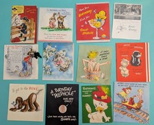 Vintage Lot Greeting Cards 1950's Hopalong Cassidy Articulated Moving Special picture