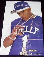 Nelly - 3 POSTERS Centerfolds Lot 12A  Usher Mario Lil Zane Abs on back picture