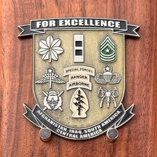 The Man In The Arena Special Forces Double Sided Challenge Coin W#31 picture