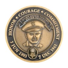 United States Navy Senior Enlisted Academy Chief Water Tender Challenge Coin picture