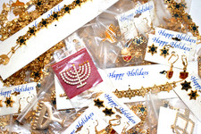 HUGE Lot Judaica Jewish Jewelry Wear Design Bracelet Brooch Earring 4 Lbs + picture